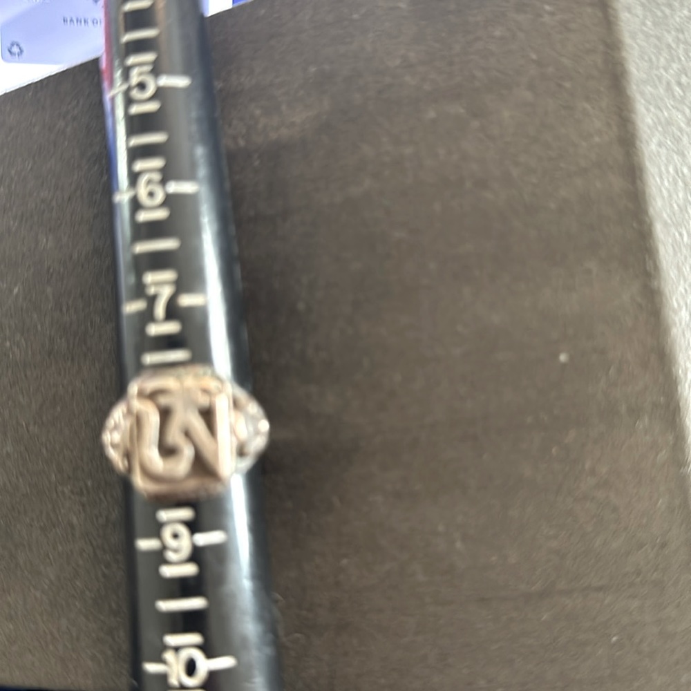Sterling Silver Ohm Ring size 8
